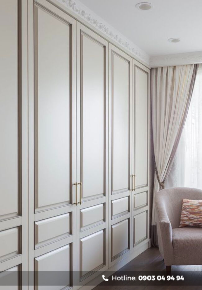 mẫu tủ áo quần âm tường đẹp