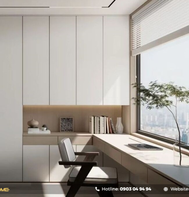 thiết kế tủ quần áo âm tường