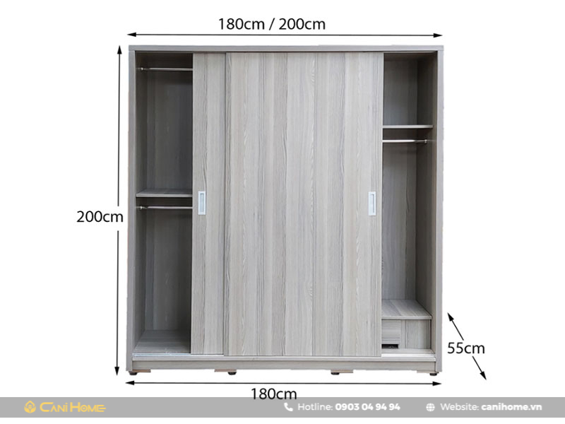 kích thước tủ cánh trượt kích thước tủ cánh trượt