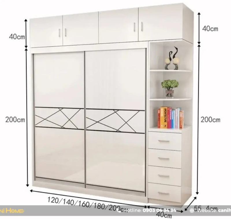 kích thước tủ quần áo cánh trượt chuẩn kích thước tủ quần áo cánh trượt chuẩn
