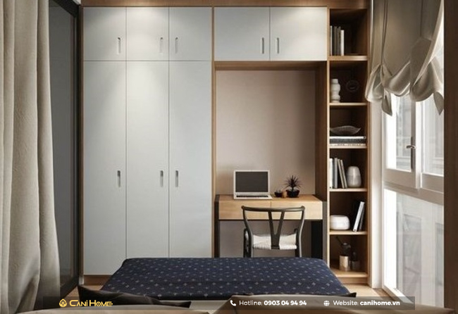 mẫu tủ áo quần kết hợp bàn làm việc đẹp mẫu tủ áo quần kết hợp bàn làm việc đẹp