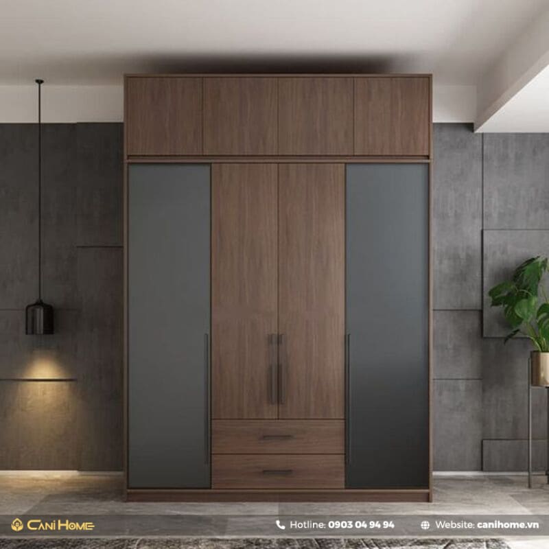 mẫu tủ quần áo 4 cánh gỗ công nghiệp mẫu tủ quần áo 4 cánh gỗ công nghiệp