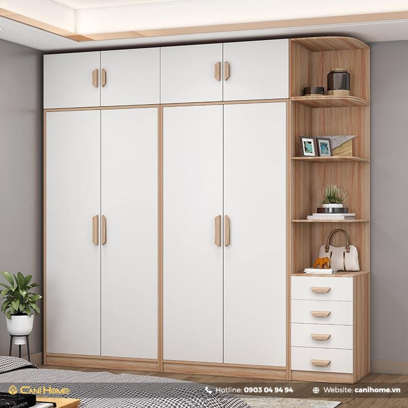 mẫu tủ quần áo 4 cánh liền mẫu tủ quần áo 4 cánh liền