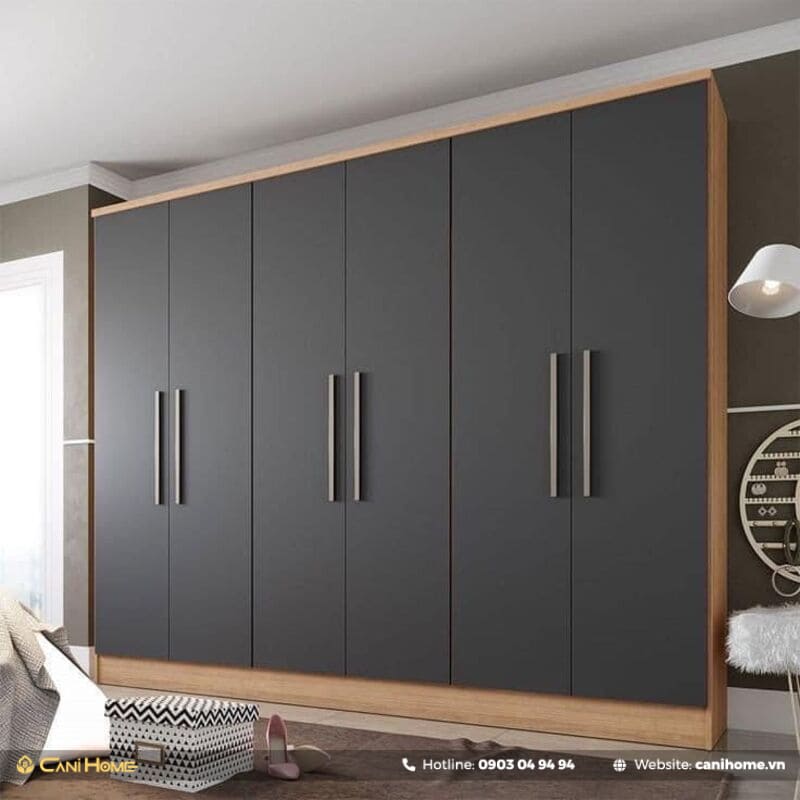 mẫu tủ quần áo 6 cánh đẹp mẫu tủ quần áo 6 cánh đẹp