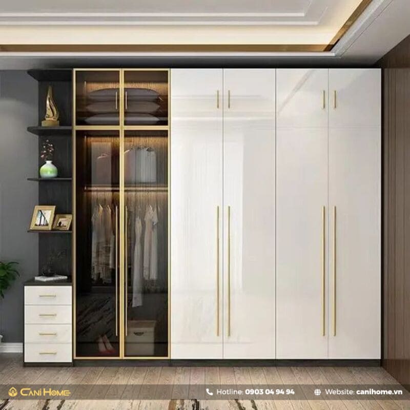 mẫu tủ quần áo 6 cánh sang trọng mẫu tủ quần áo 6 cánh sang trọng