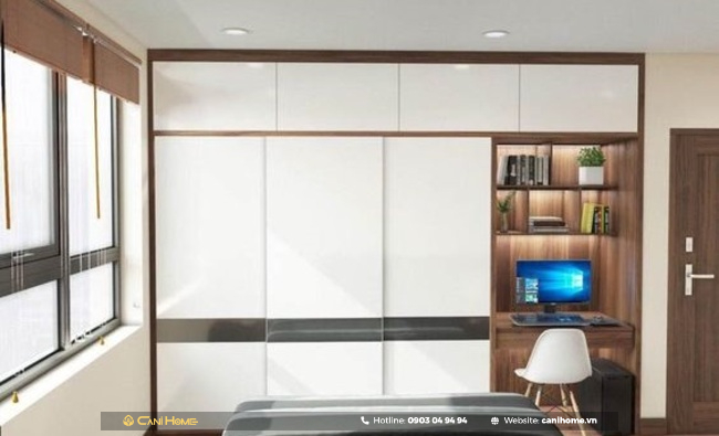 mẫu tủ quần áo kết hợp bàn làm việc mẫu tủ quần áo kết hợp bàn làm việc