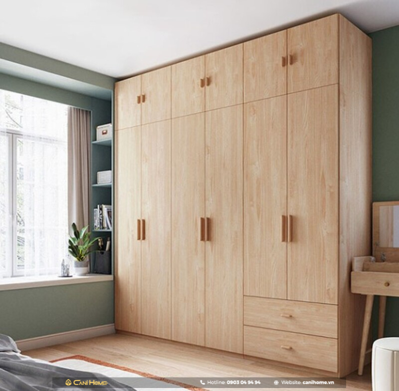 tủ gỗ ép 5 buồng