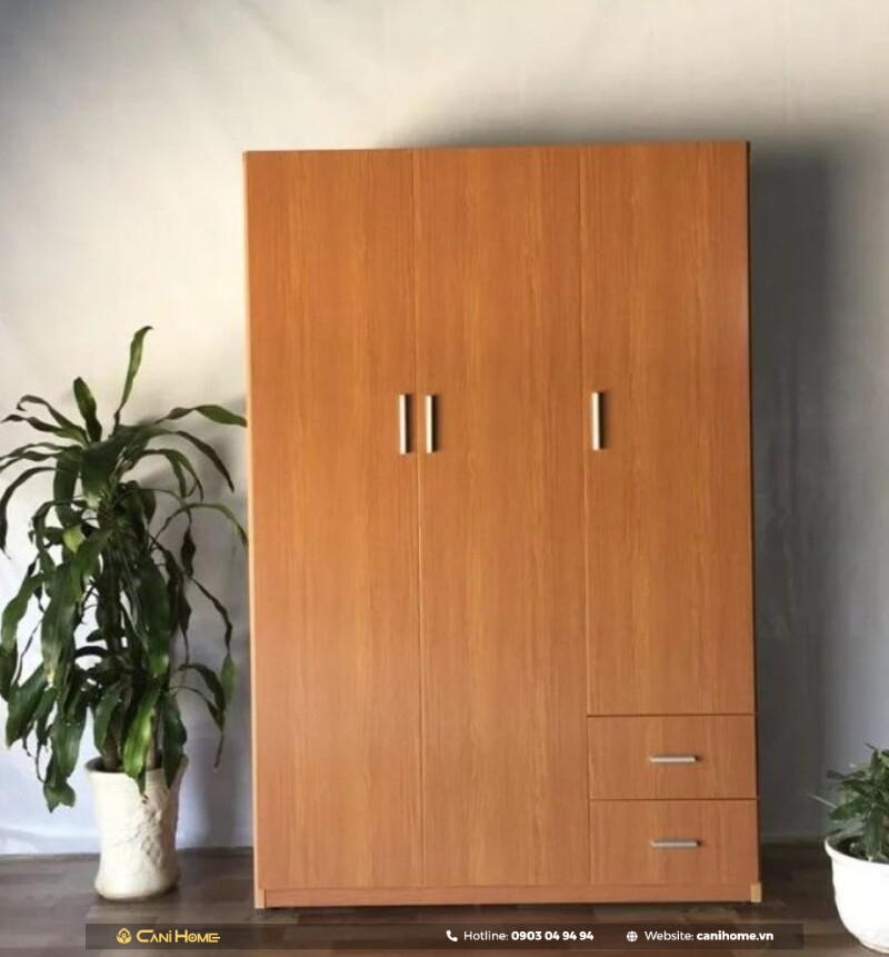 tủ gỗ ép đựng quần áo giá rẻ