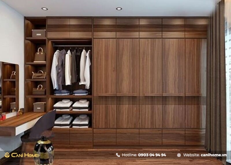 Ưu điểm mẫu tủ quần áo 6 cánh tủ quần áo 6 cánh gỗ công nghiệp