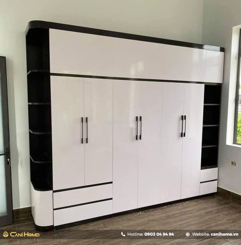 tủ quần áo 6 cánh sang trọng tủ quần áo 6 cánh sang trọng