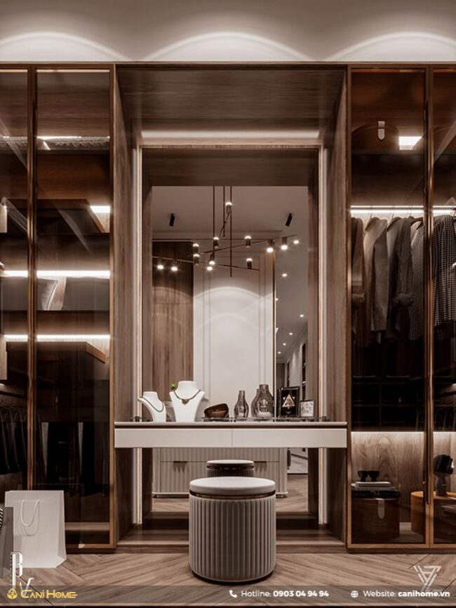 tủ quần áo liền bàn trang điểm