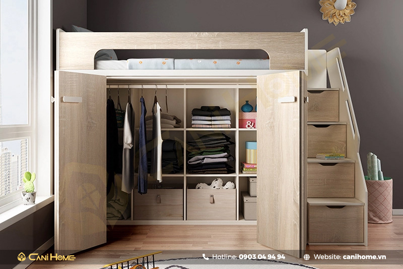 mẫu giường tầng kết hợp tủ quần áo hiện đại mẫu giường tầng kết hợp tủ quần áo hiện đại
