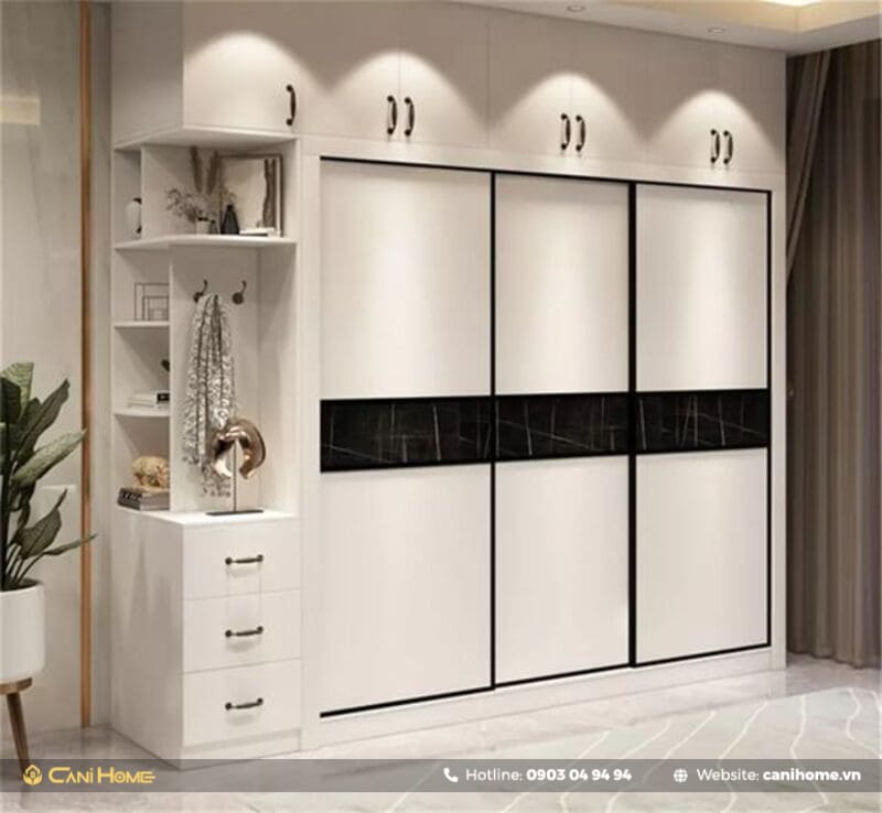 mẫu tủ quần áo mdf phủ melamine chất lượng mẫu tủ quần áo mdf phủ melamine chất lượng