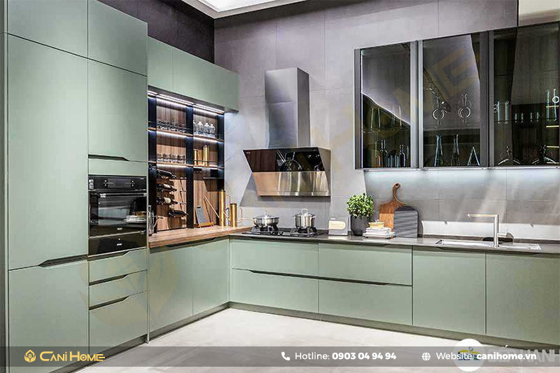 Tủ bếp inox cánh nhựa tphcm Tủ bếp inox cánh nhựa tphcm