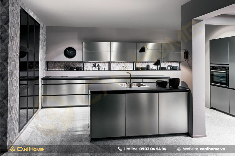 Tủ bếp inox cánh nhựa sài gòn Tủ bếp inox cánh nhựa sài gòn