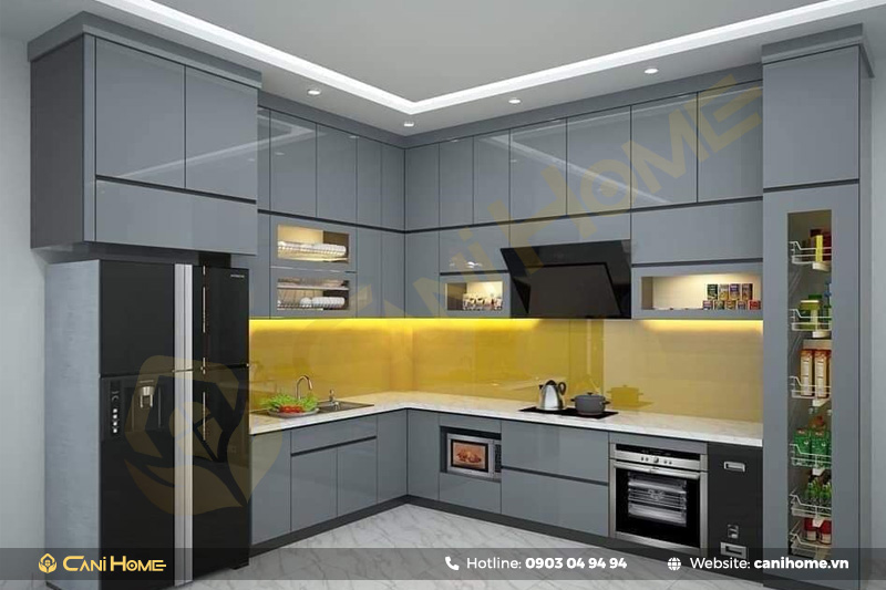 Nội thất Canihome - Địa chỉ cung cấp tủ bếp inox cánh nhựa Nội thất Canihome - Địa chỉ cung cấp tủ bếp inox cánh nhựa