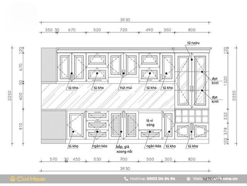 bản vẽ chi tiết tủ bếp bản vẽ chi tiết tủ bếp