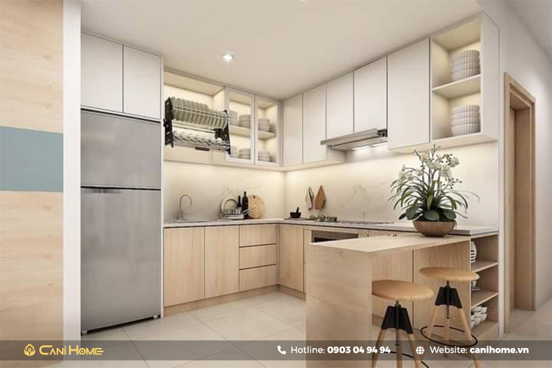 chiều cao bếp chữ U tiêu chuẩn chiều cao bếp chữ U tiêu chuẩn