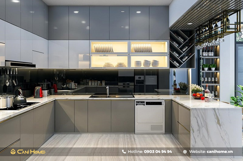 xưởng đóng tủ bếp có cửa sổ xưởng đóng tủ bếp có cửa sổ