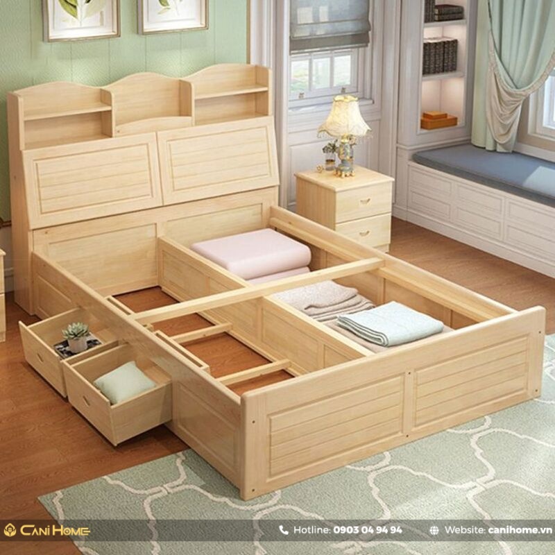 giường có ngăn kéo đơn giản giường có ngăn kéo đơn giản