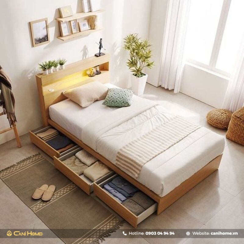 giường hộp có ngăn ké giường hộp có ngăn ké