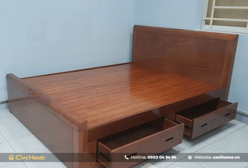 giường ngủ có ngăn kéo tân cổ điển giường ngủ có ngăn kéo tân cổ điển