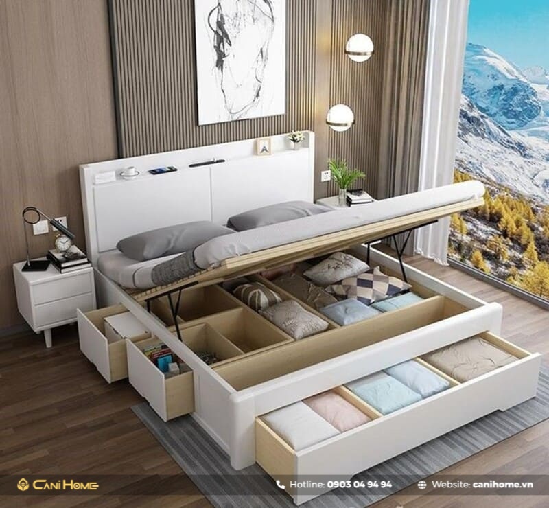 giường ngủ hiện đại có ngăn kéo giường ngủ hiện đại có ngăn kéo