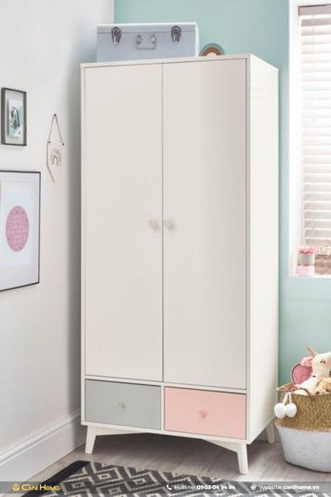 mẫu tủ quần áo bé trai đẹp