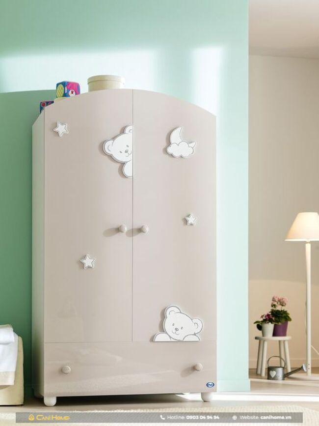 tủ để đồ cho bé trai hiện đại