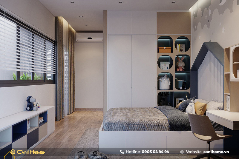 Mẫu tủ quần áo cho bé trai đẹp