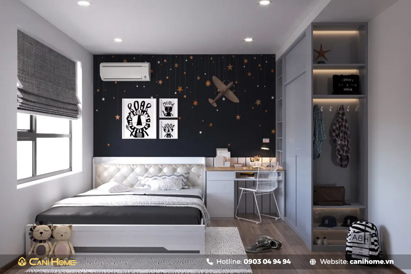 Tủ Quần Áo Cho Bé Trai Hiện Đại Cá Tính