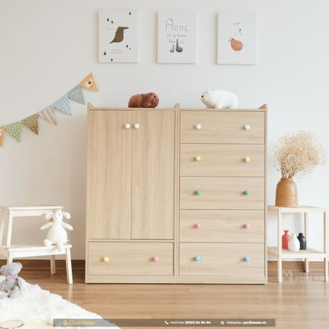 tủ quần áo em bé trai