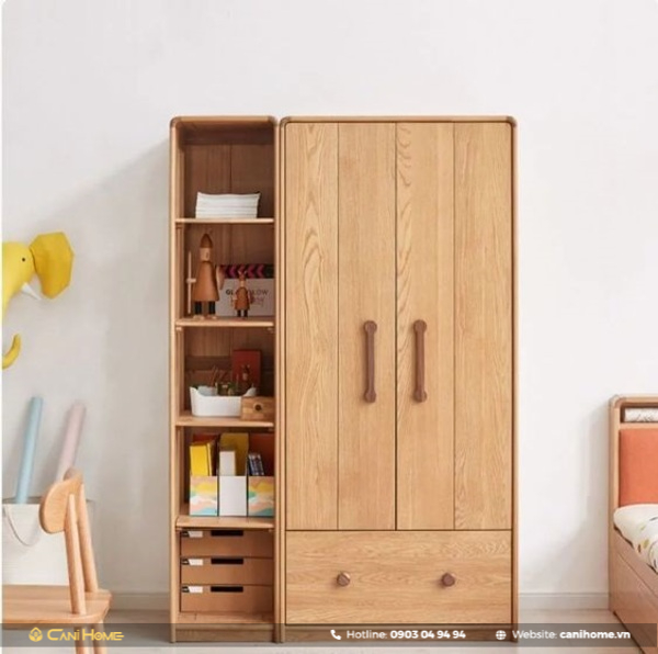 tủ quần áo trẻ em gỗ công nghiệp