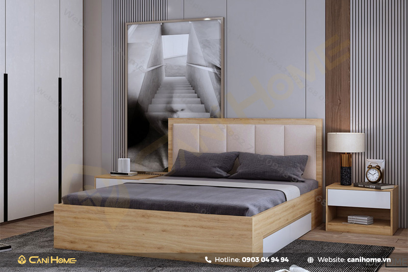 giường bọc nệm đẹp giường bọc nệm đẹp