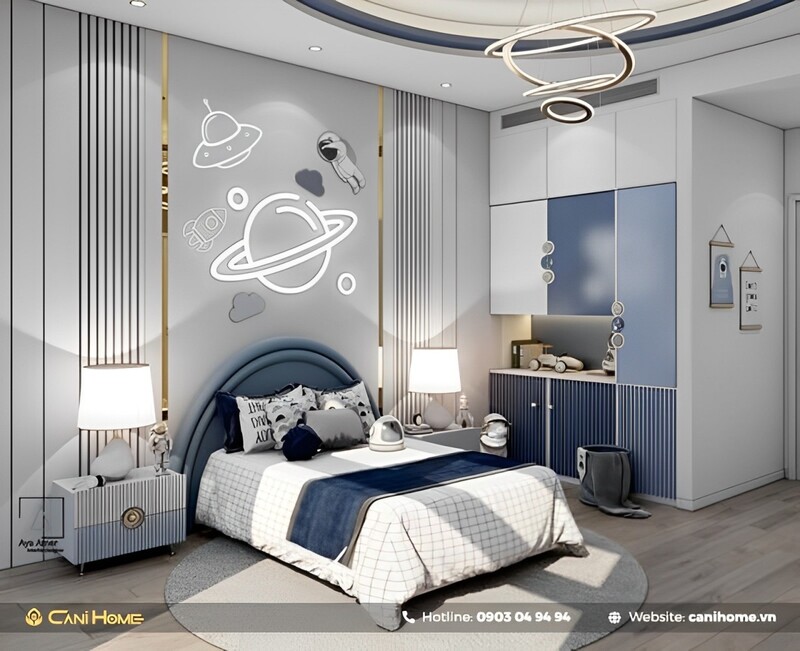 giường ngủ cho bé trai 10 tuổi