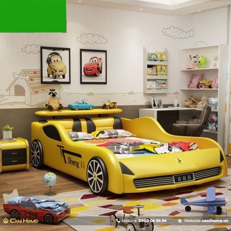 mẫu giường ngủ cho bé trai