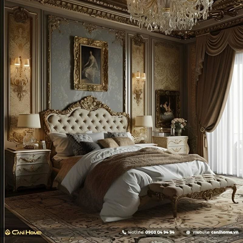 giường ngủ hoàng gia