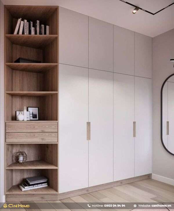 tủ quần áo 4 cánh gỗ công nghiệp