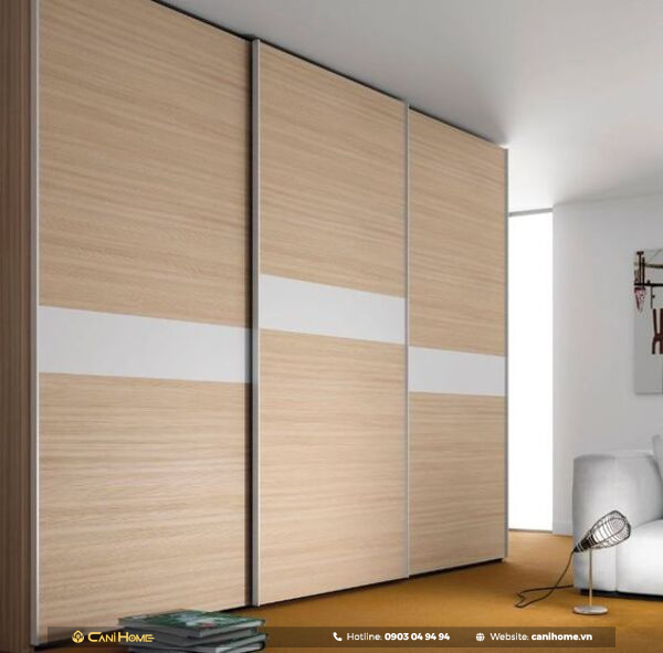 tủ quần áo gỗ công nghiệp 2 cánh