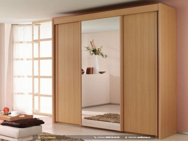 tủ quần áo gỗ công nghiệp 4 cánh