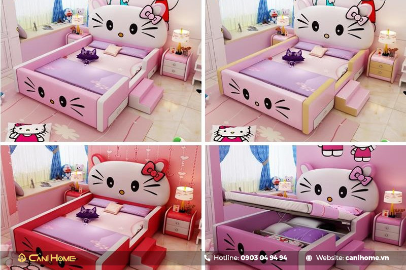 giường hello kitty cute giường hello kitty cute