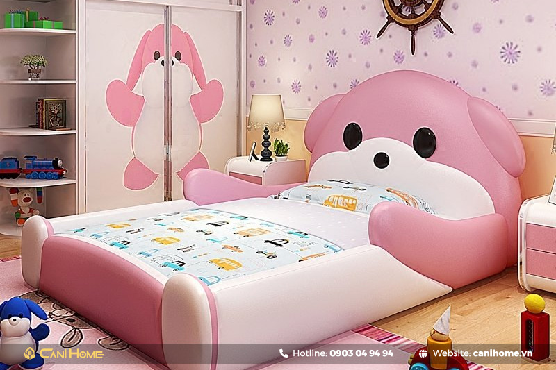 Mẫu giường hello kitty dễ thương Mẫu giường hello kitty dễ thương