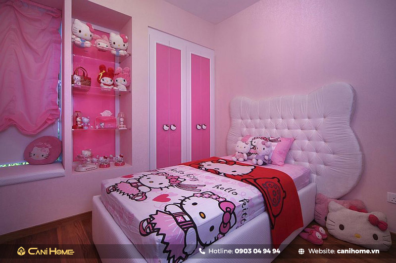 giường mèo hello kitty đẹp cho bé giường mèo hello kitty đẹp cho bé