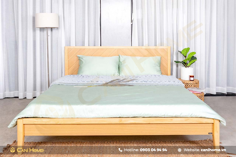 mẫu giường gỗ cao su mẫu giường gỗ cao su