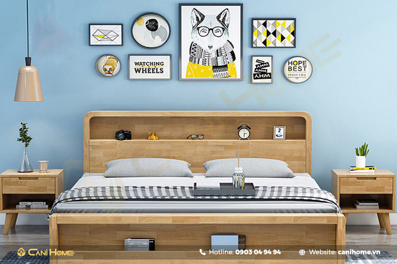 mẫu giường gỗ cao su chất lượng mẫu giường gỗ cao su chất lượng