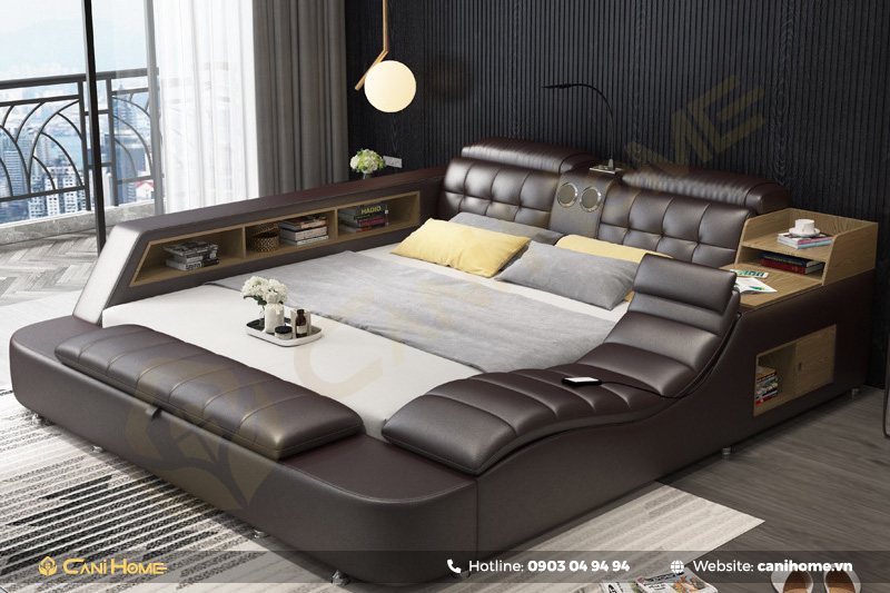 mẫu giường ngủ massage hiện đại
