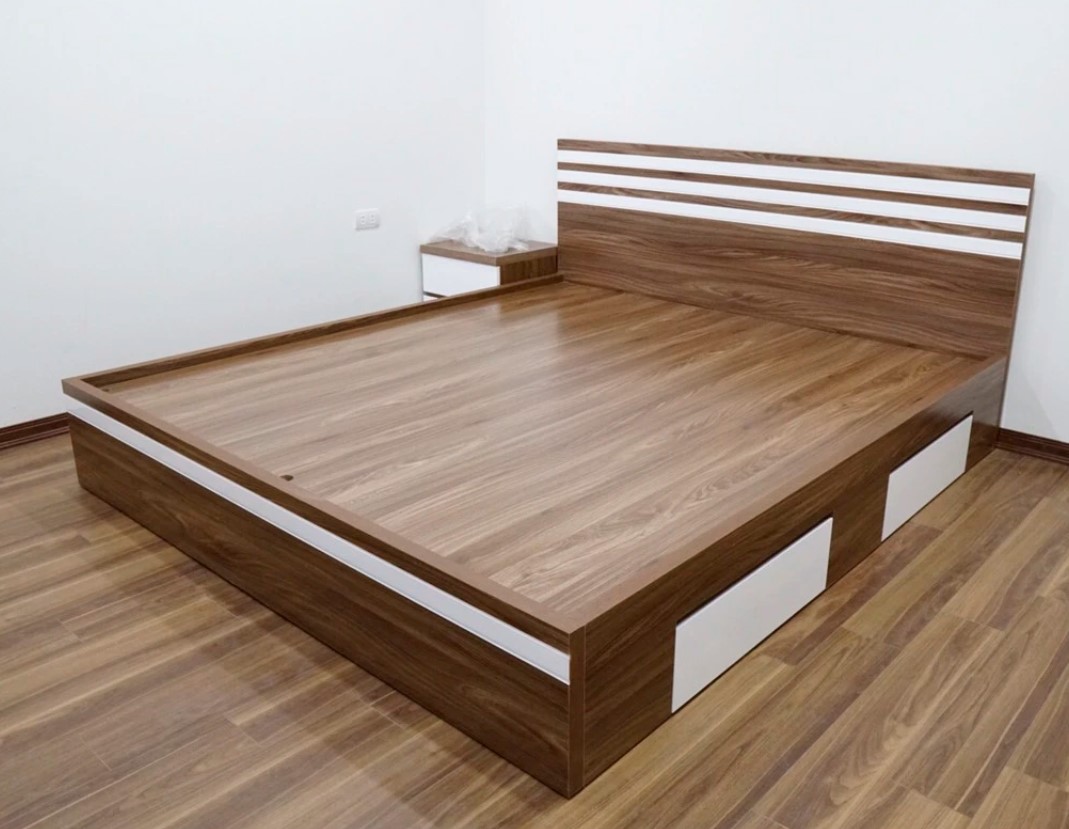 mẫu giường MDF phủ Melamine mẫu giường MDF phủ Melamine