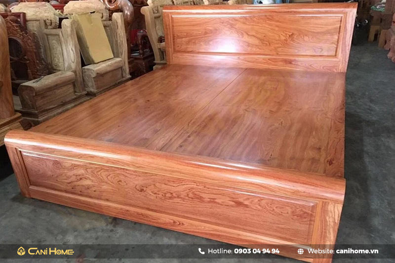 mẫu giường gỗ hương đẹp mẫu giường gỗ hương đẹp