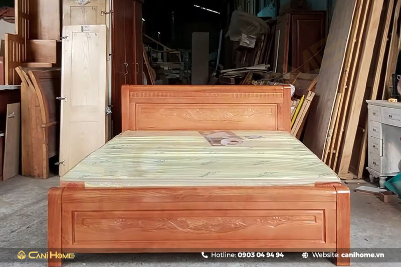 mẫu giường ngủ gỗ lim chất lượng