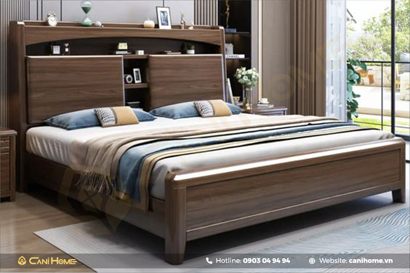 giường gỗ óc chó giá bao nhiêu